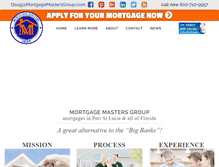 Tablet Screenshot of mortgagemastersgroup.com